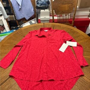 New with Tags Athleta Vibrant Red Top